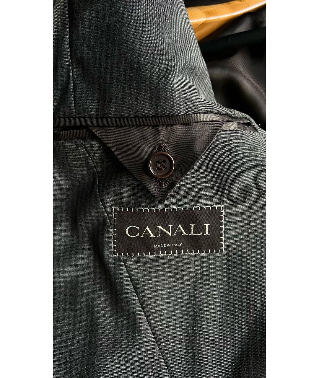 CANALI Коричневый классический костюм, фото 5
