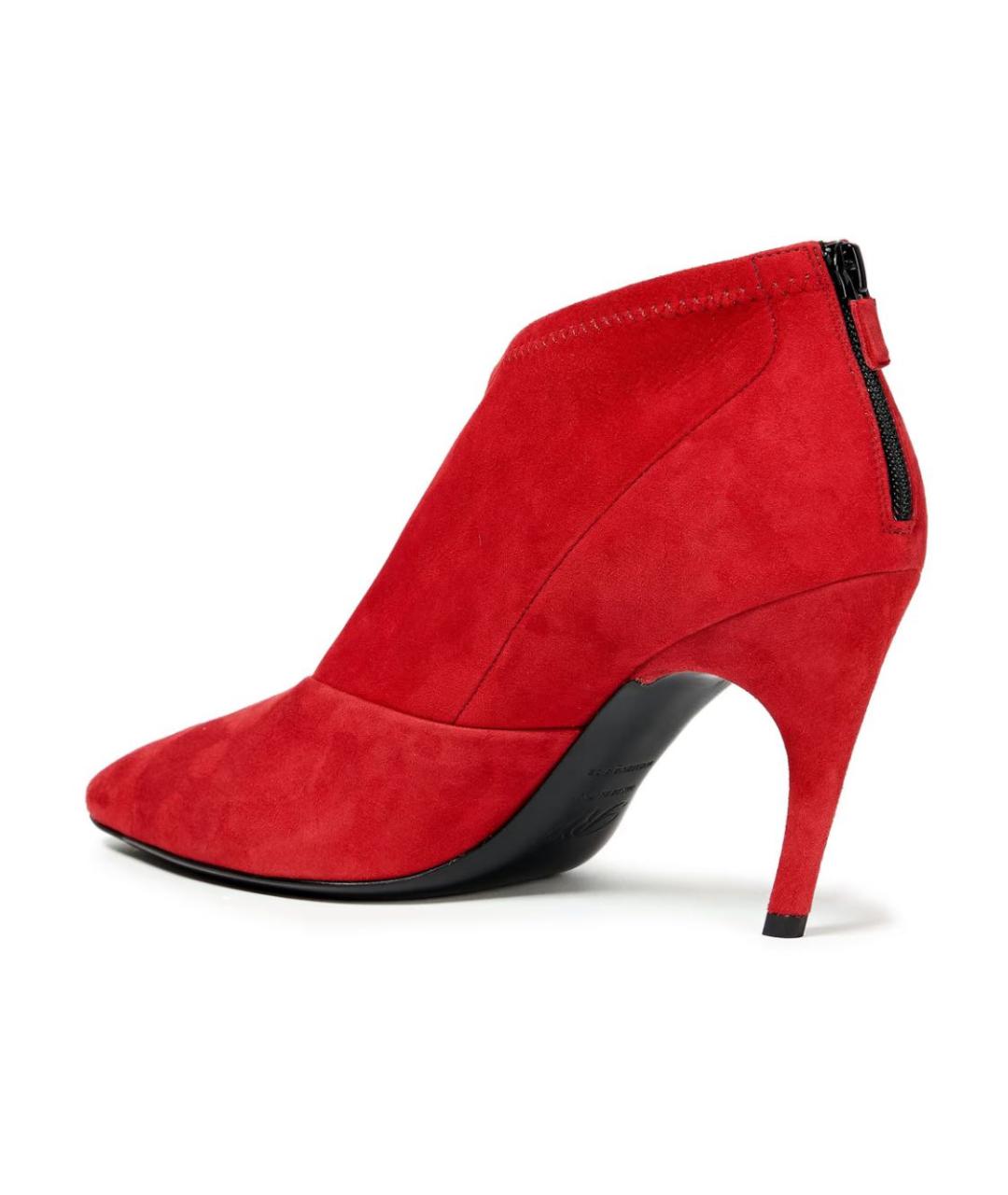 ROGER VIVIER Красные замшевые ботильоны, фото 5
