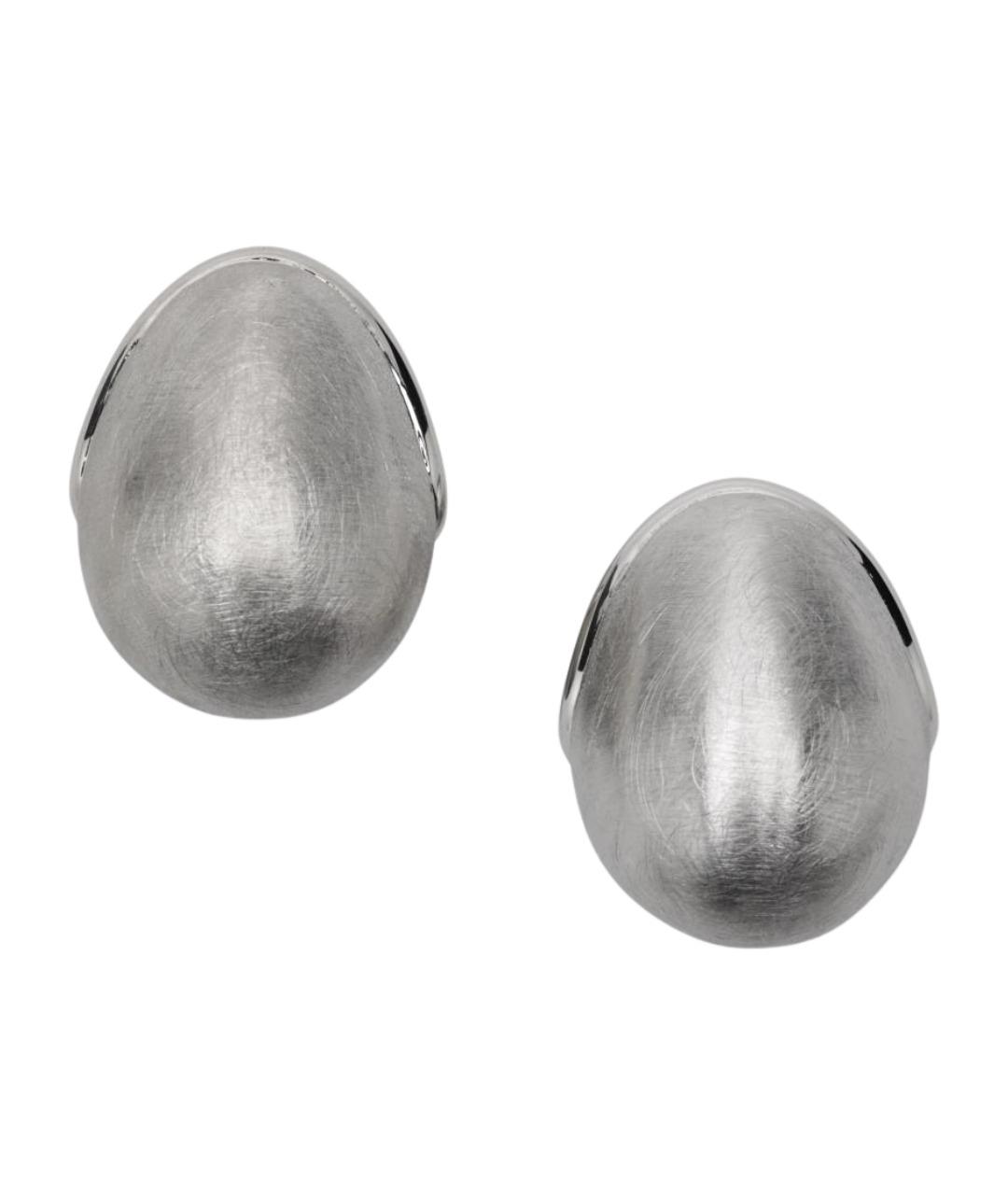 JACQUEMUS Серебряные металлические серьги, фото 1