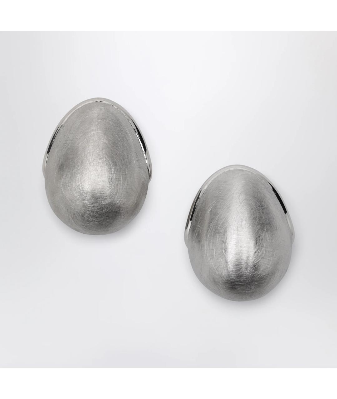 JACQUEMUS Серебряные металлические серьги, фото 3