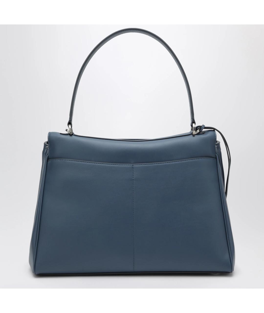 BALENCIAGA Синяя кожаная сумка тоут, фото 2