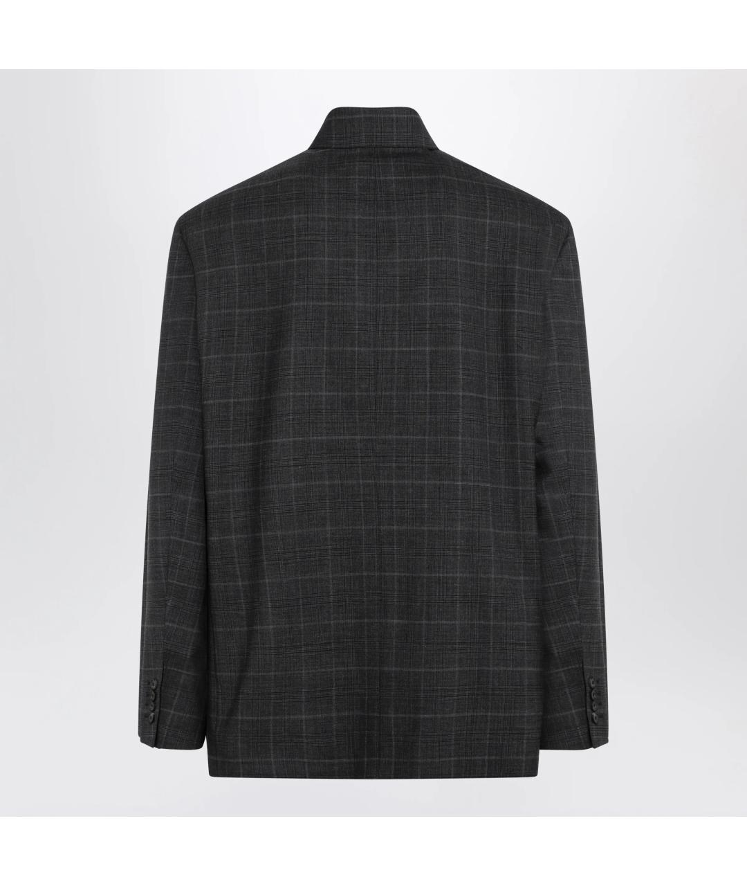 BALENCIAGA Серая шерстяная куртка, фото 2