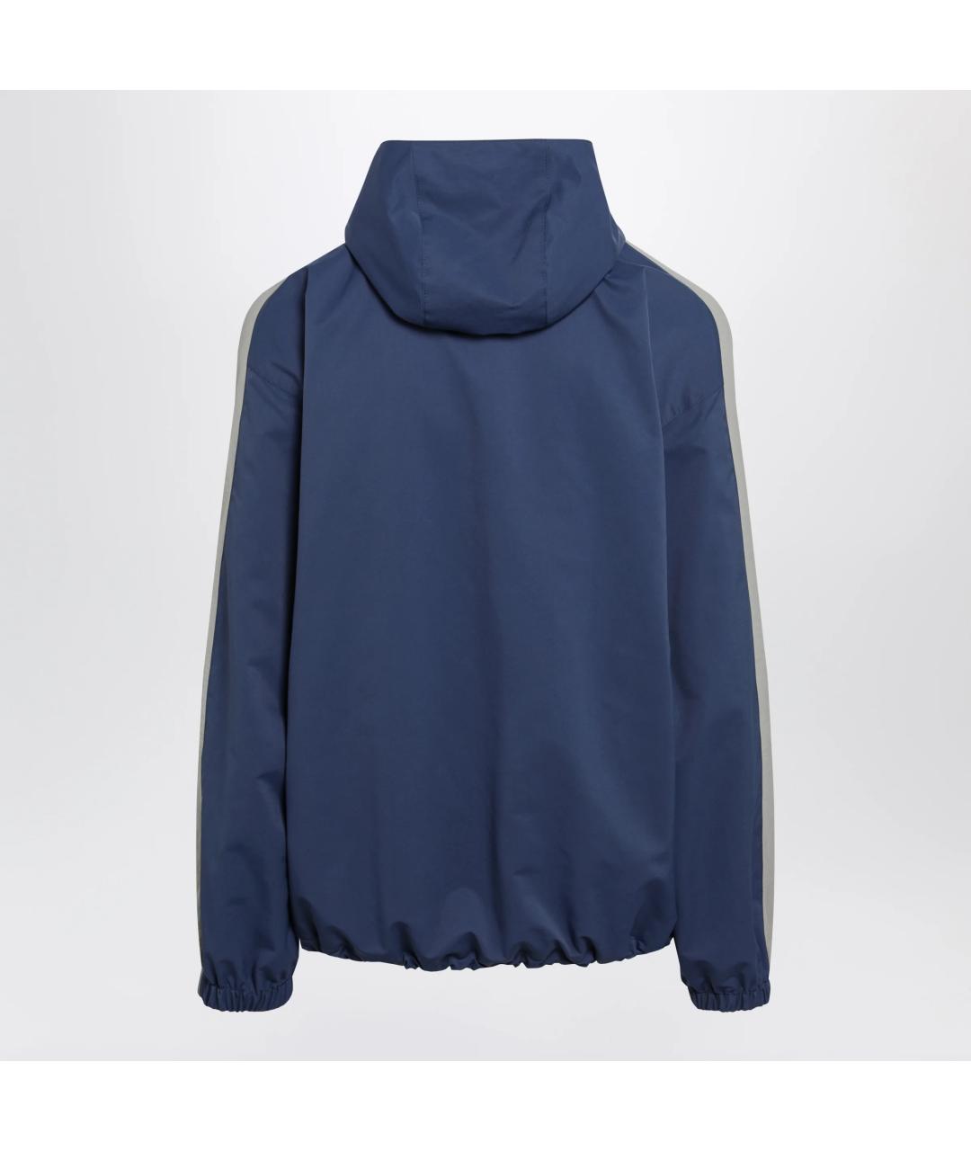 BALENCIAGA Синяя полиэстеровая куртка, фото 2