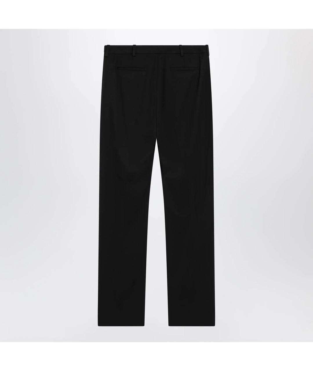 BALENCIAGA Черные шерстяные брюки узкие, фото 2