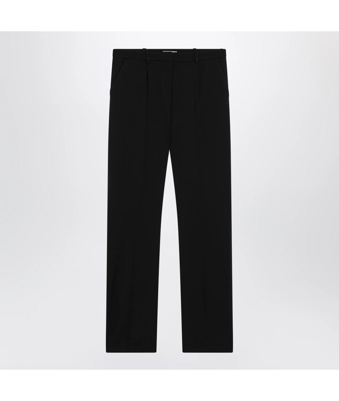 BALENCIAGA Черные шерстяные брюки узкие, фото 3