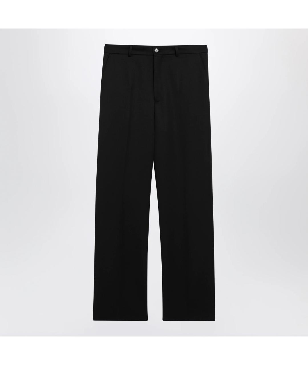 BALENCIAGA Черные шерстяные классические брюки, фото 3