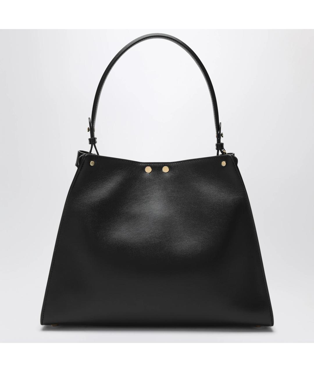 FENDI Черная кожаная сумка тоут, фото 2
