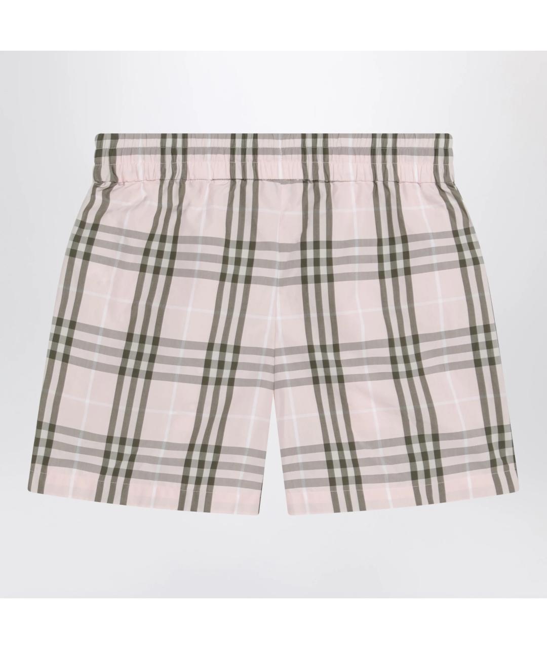 BURBERRY Розовые хлопковые шорты, фото 2