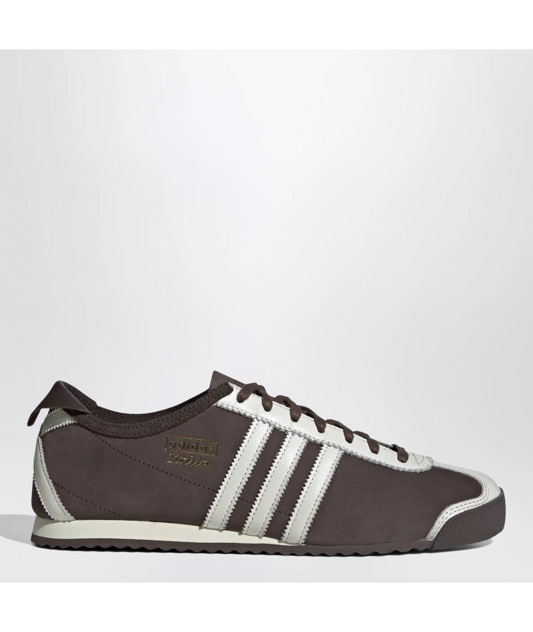 ADIDAS Коричневые кожаные кроссовки, фото 3