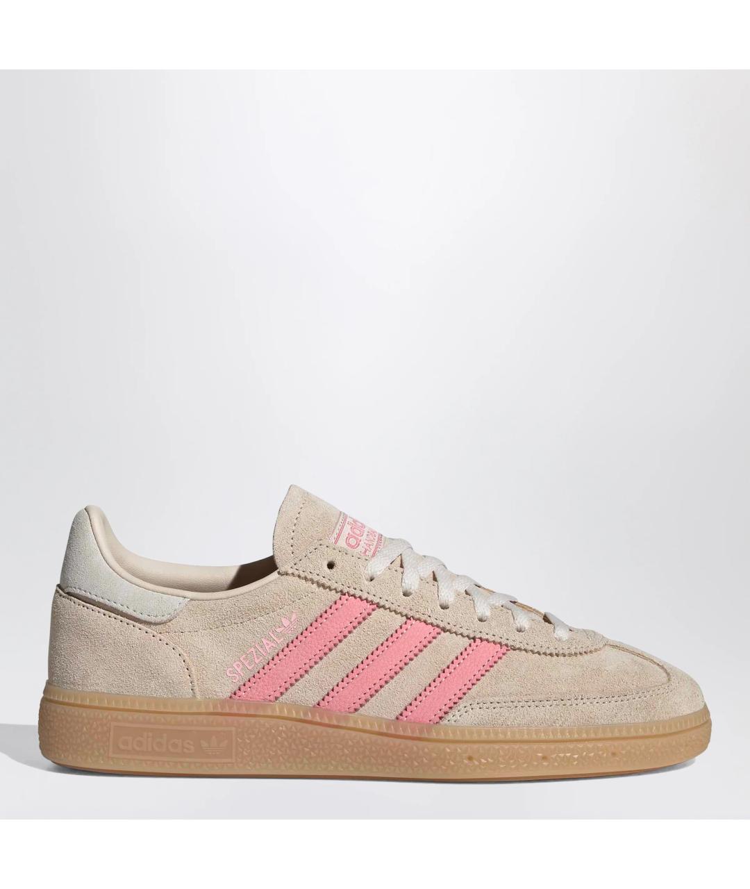 ADIDAS Бежевые кожаные кеды, фото 3