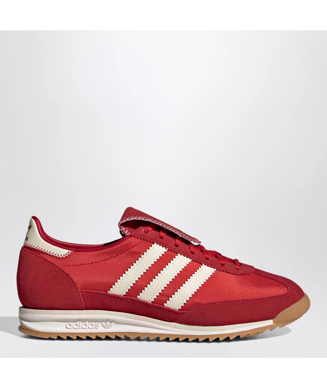 ADIDAS Красные замшевые кроссовки, фото 3