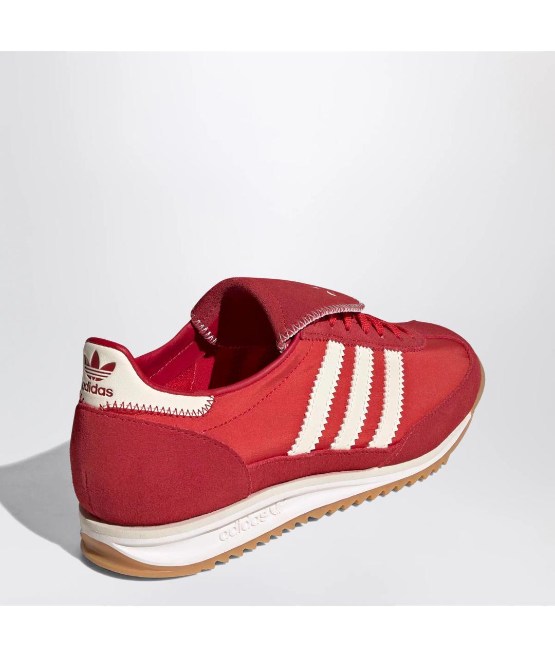 ADIDAS Красные замшевые кроссовки, фото 2