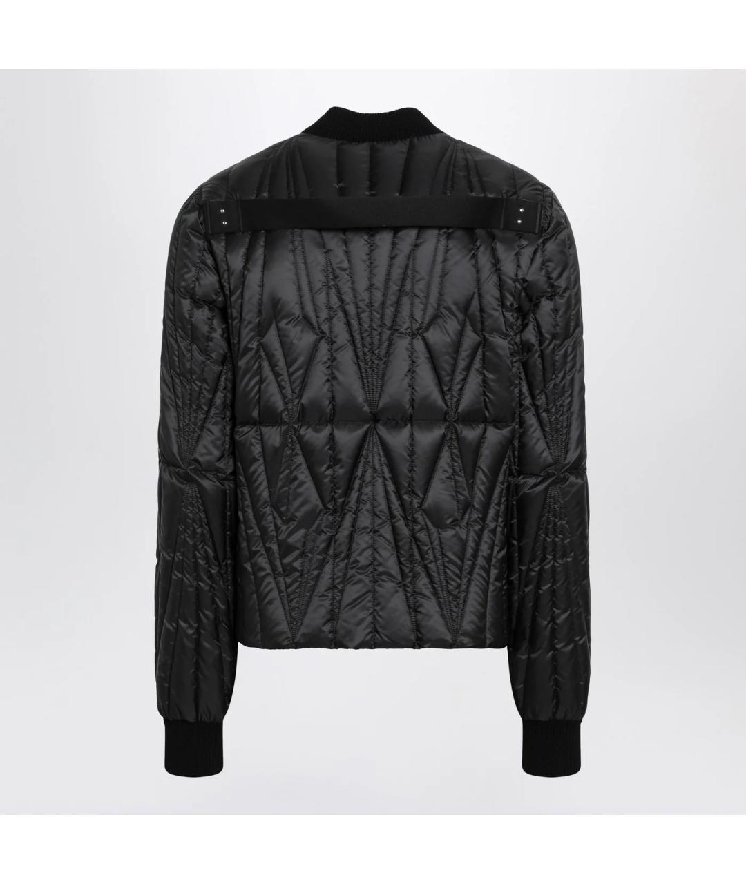 MONCLER Черная полиамидовая куртка, фото 2