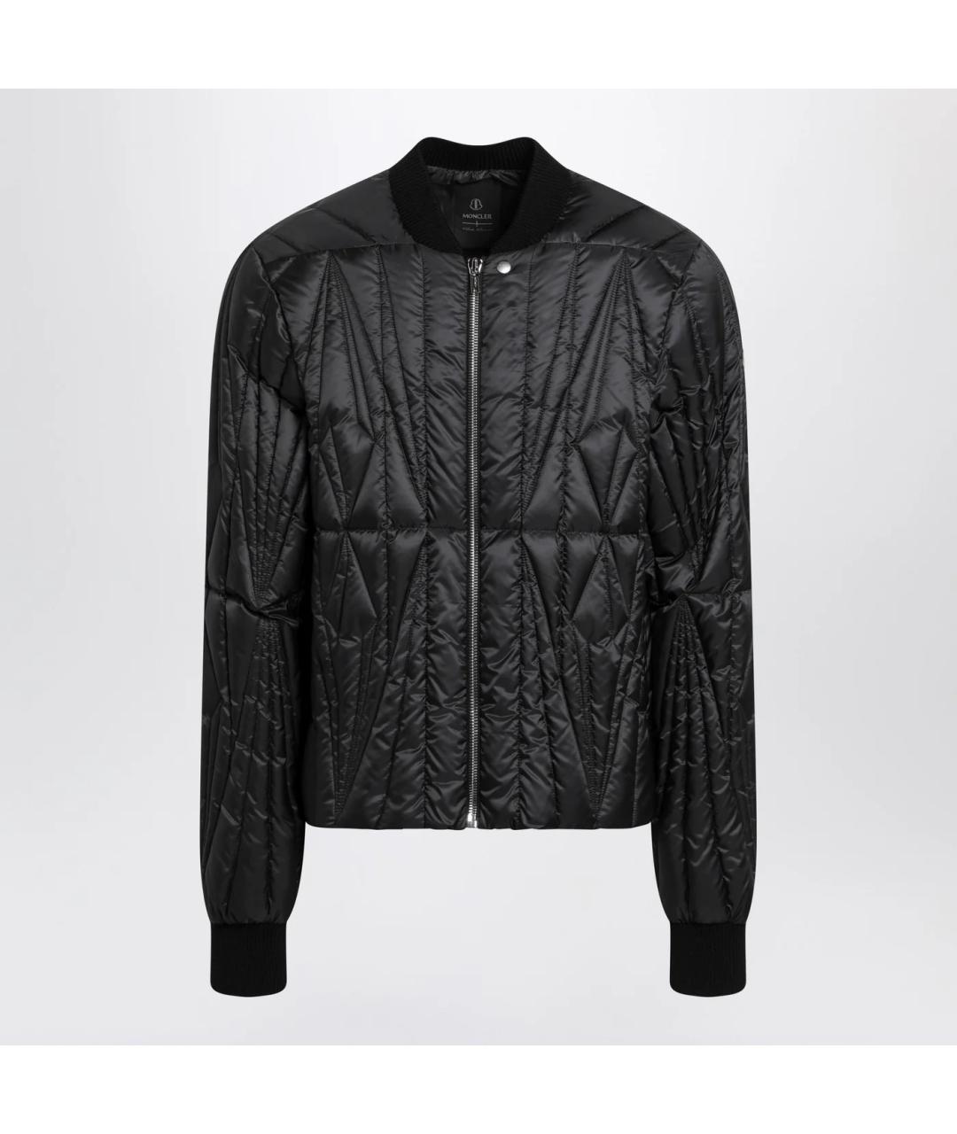 MONCLER Черная полиамидовая куртка, фото 3