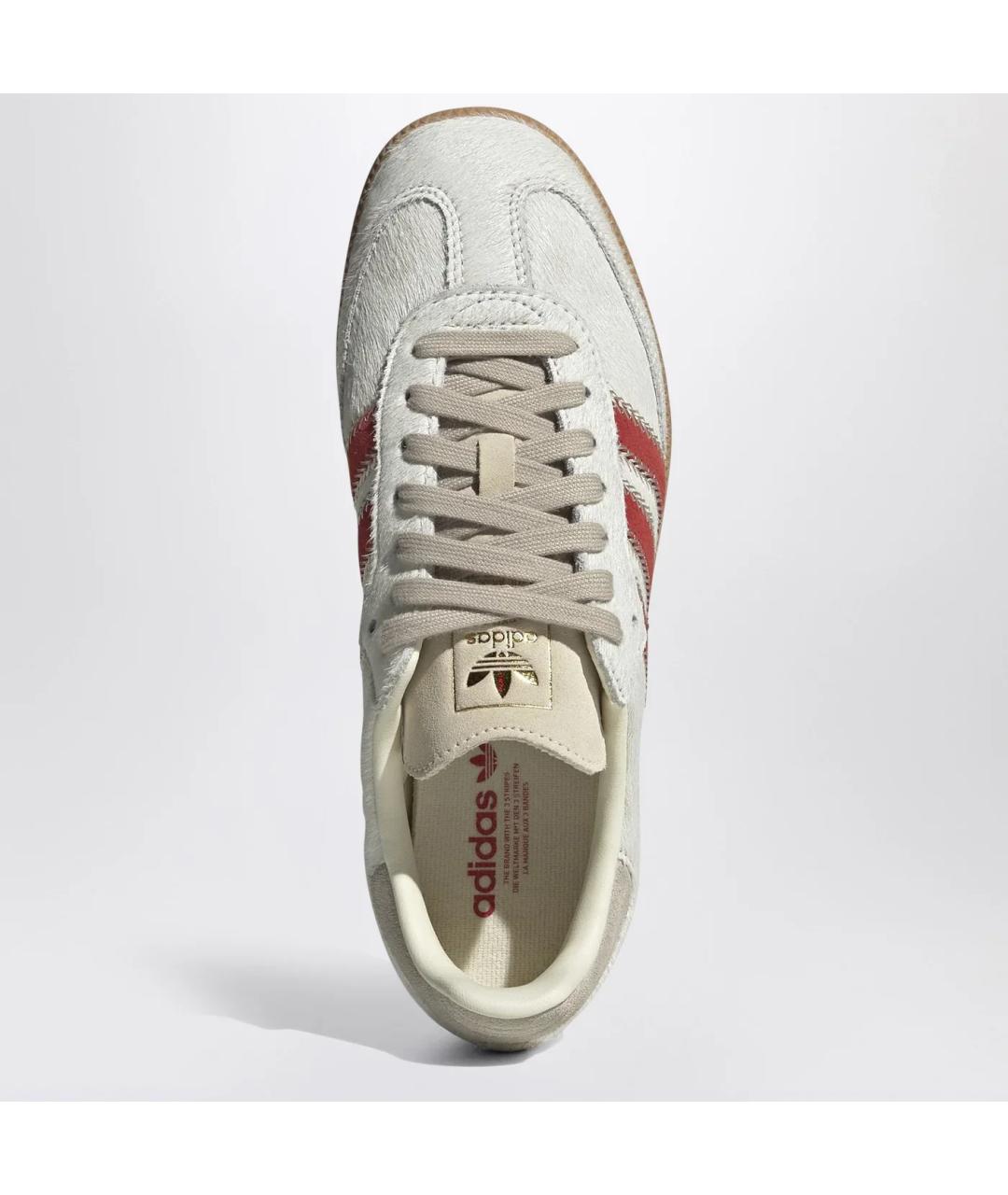 ADIDAS Белые кожаные кеды, фото 3