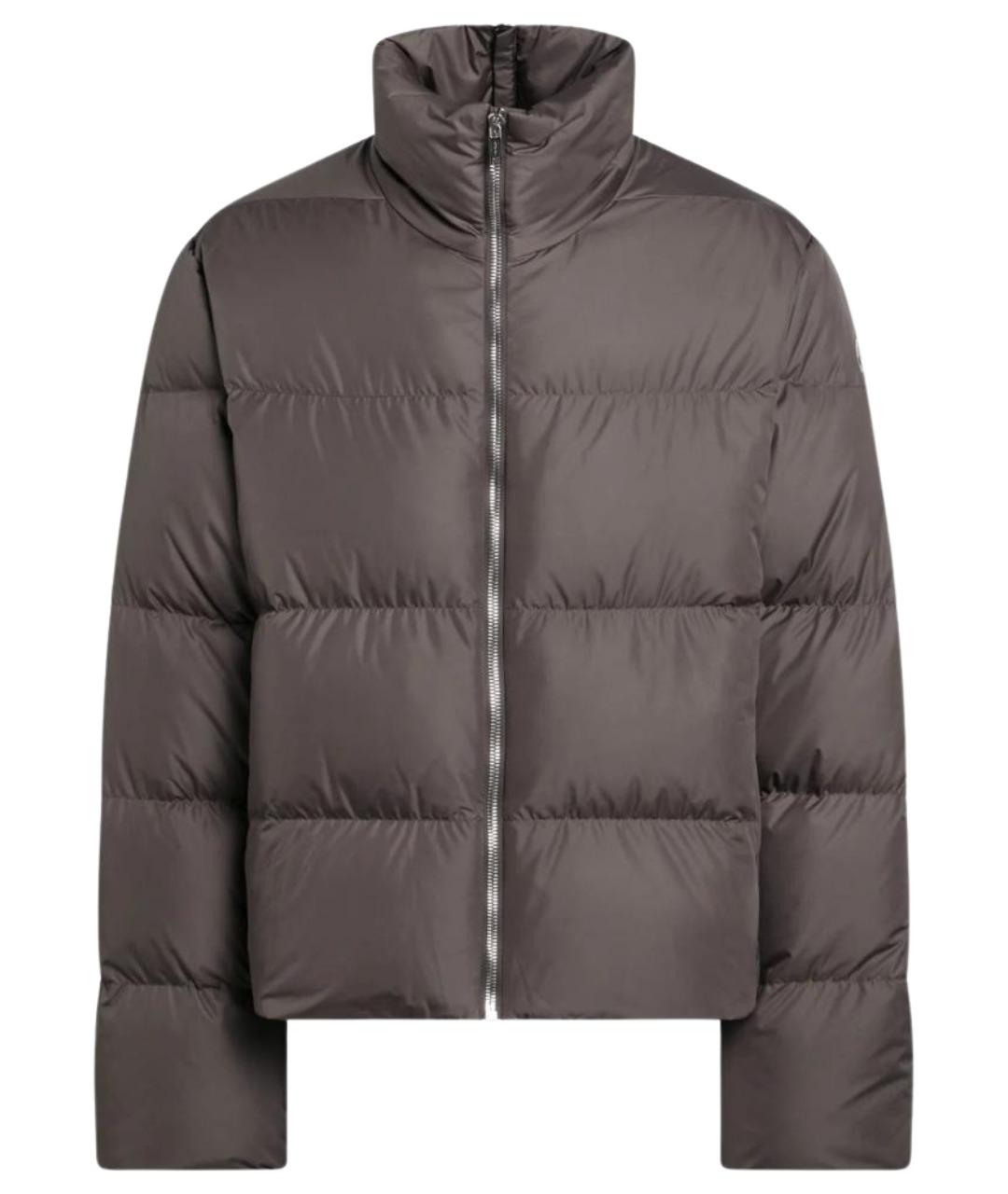 MONCLER Коричневая полиамидовая куртка, фото 1
