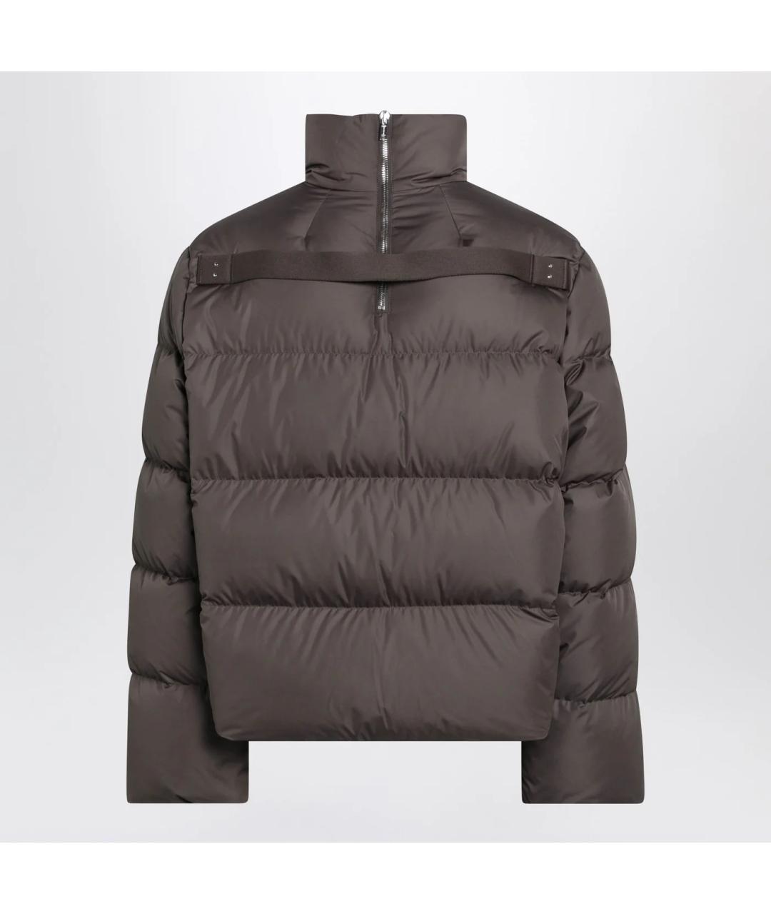 MONCLER Коричневая полиамидовая куртка, фото 2