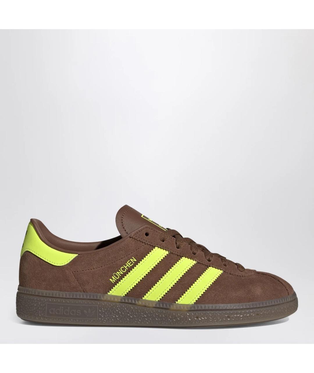 ADIDAS Коричневые замшевые кеды, фото 3