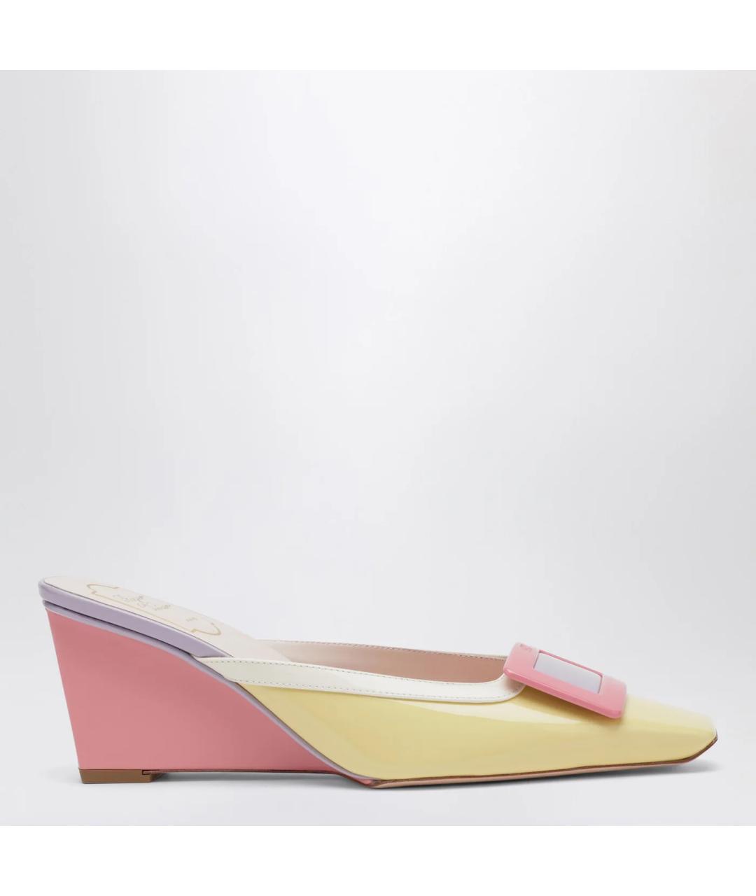ROGER VIVIER Мульти кожаные мюли, фото 3