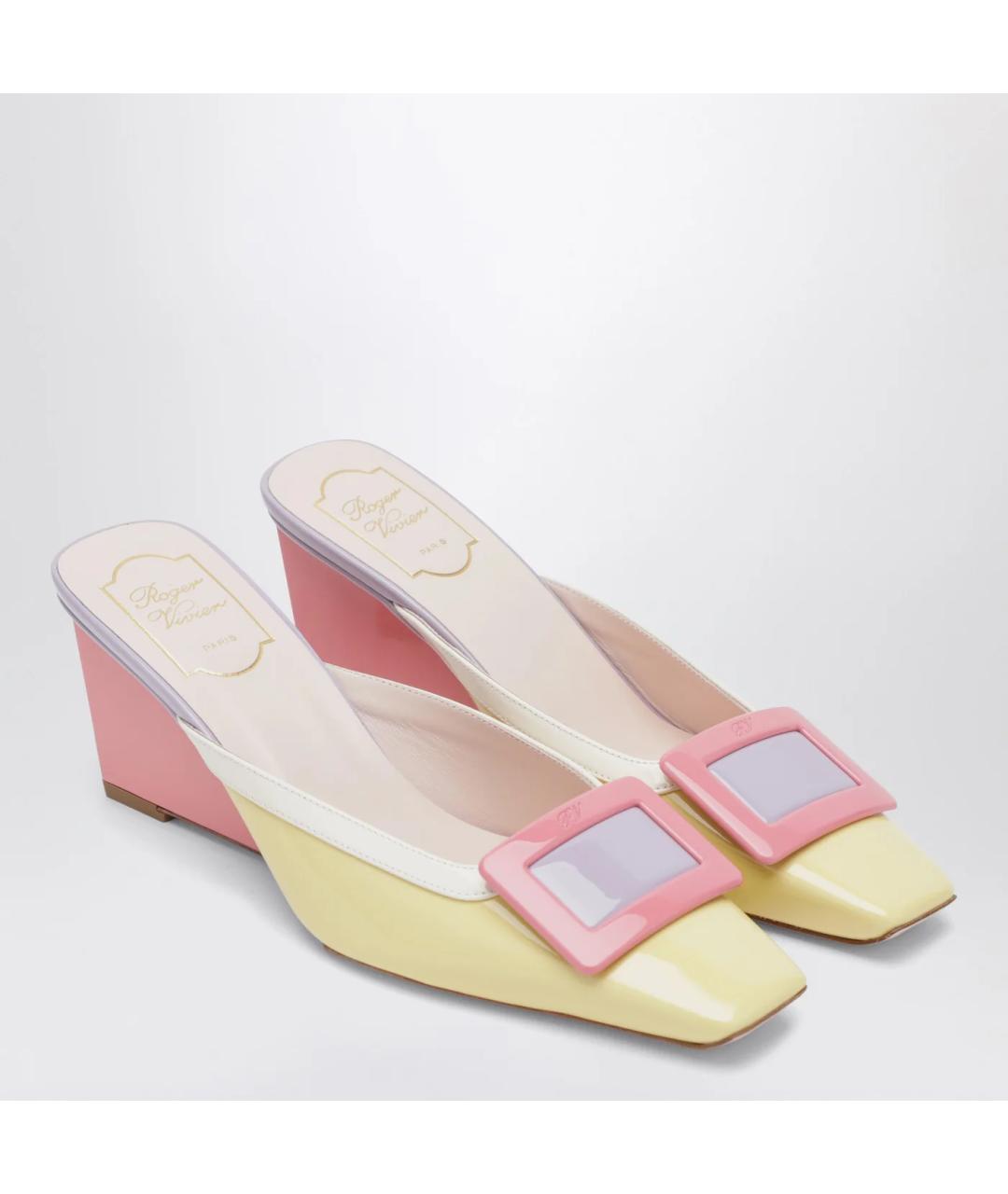 ROGER VIVIER Мульти кожаные мюли, фото 2