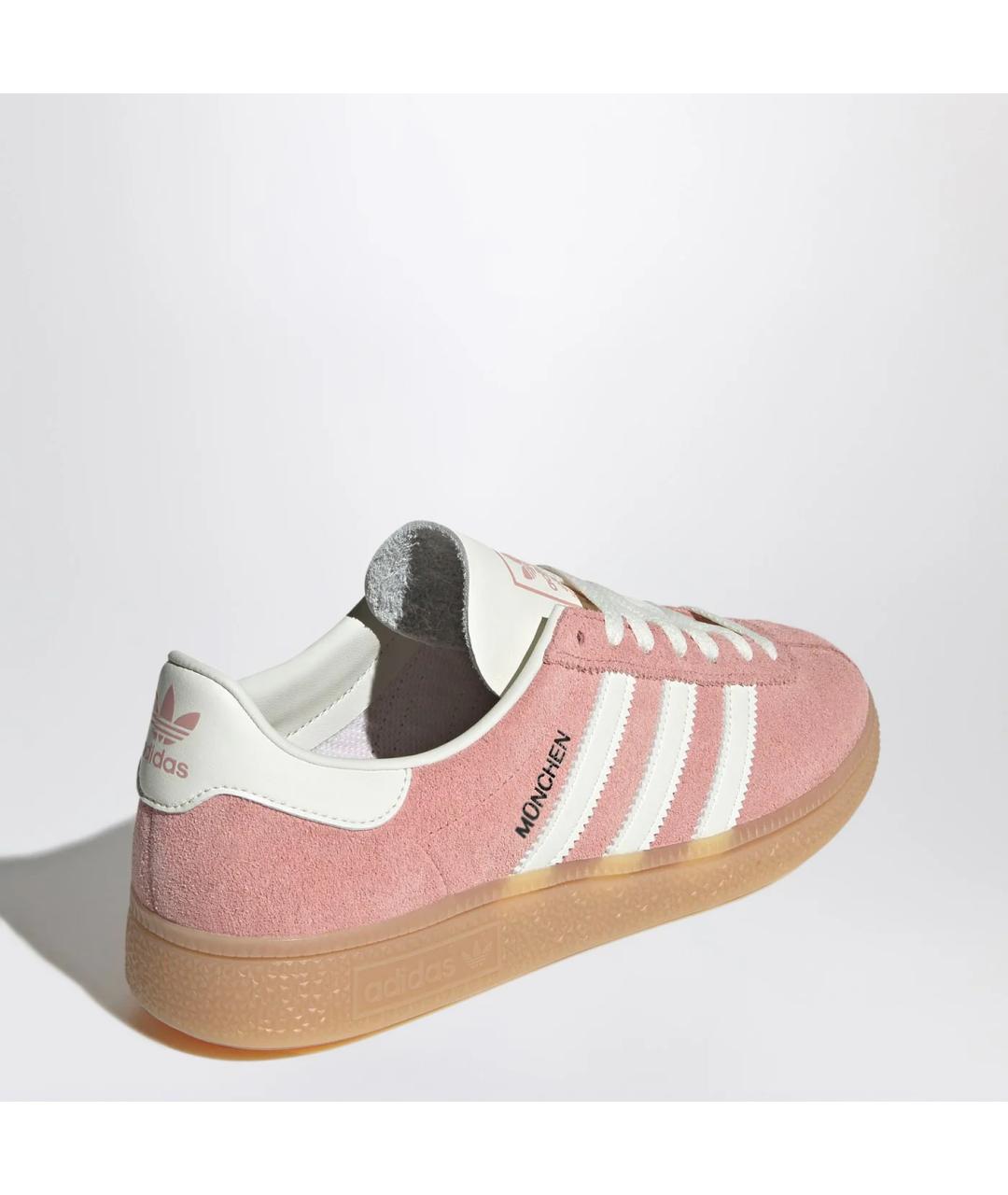 ADIDAS Розовые замшевые кеды, фото 2