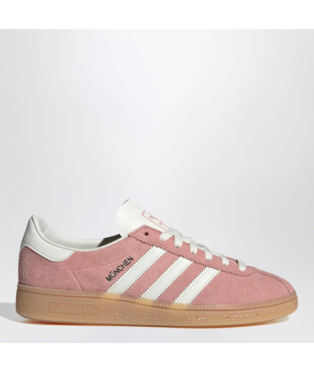 ADIDAS Розовые замшевые кеды, фото 3
