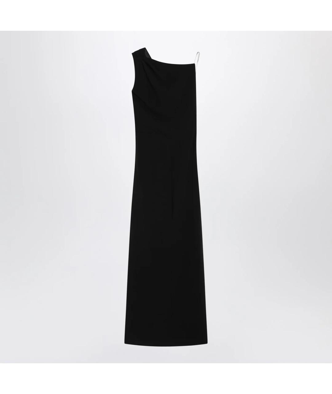 MAX MARA Черное вискозное платье, фото 3