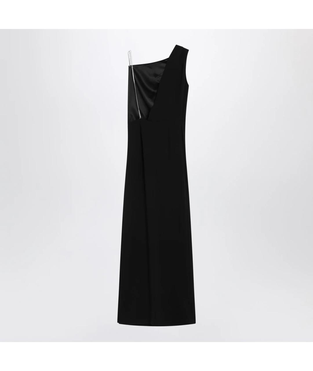 MAX MARA Черное вискозное платье, фото 2