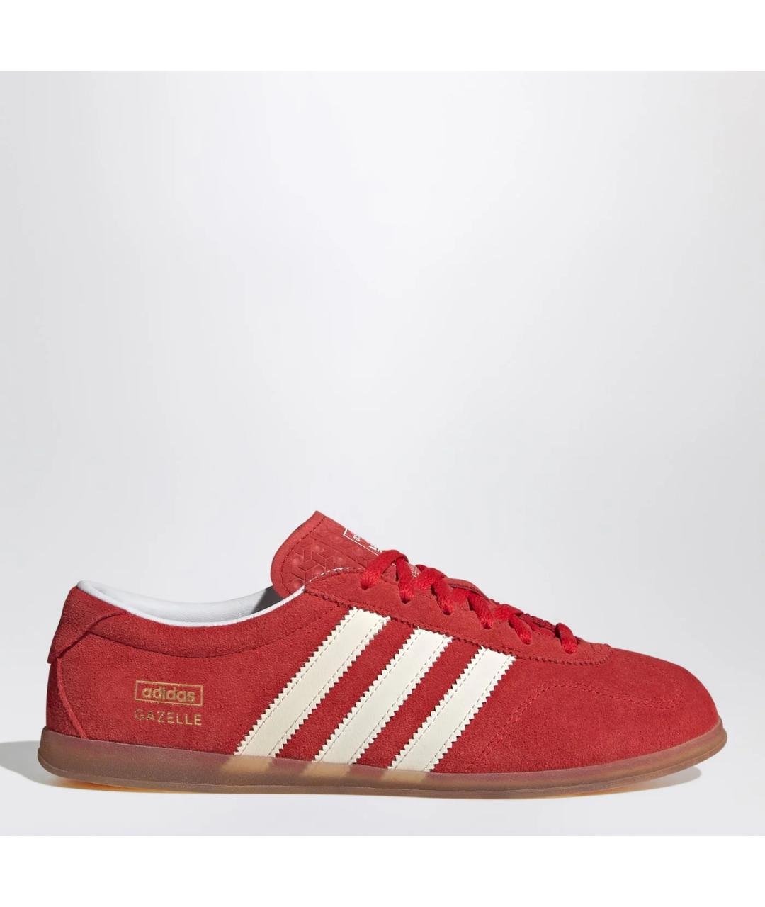 ADIDAS Красные замшевые кеды, фото 3