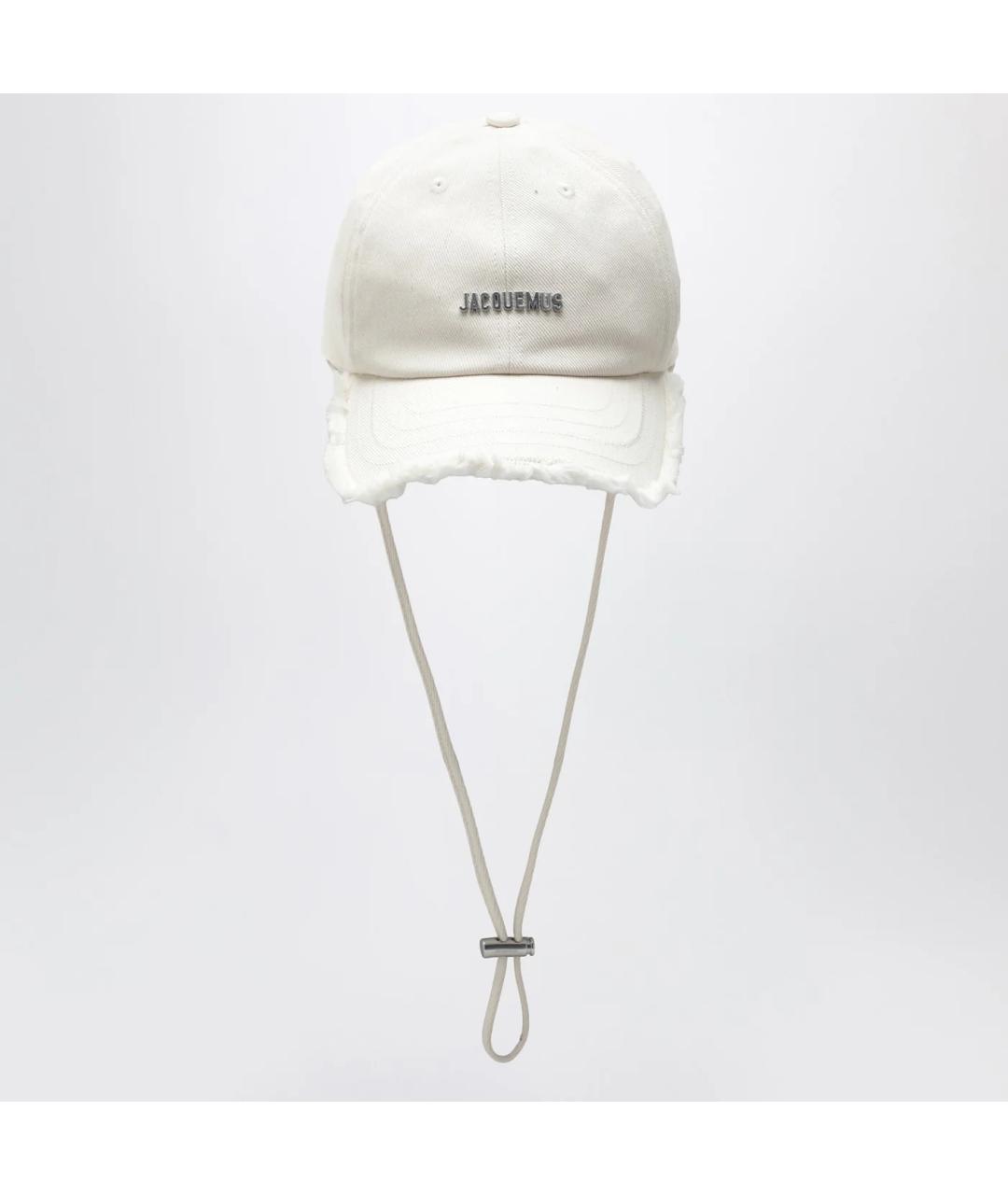 JACQUEMUS Белая хлопковая кепка/бейсболка, фото 3