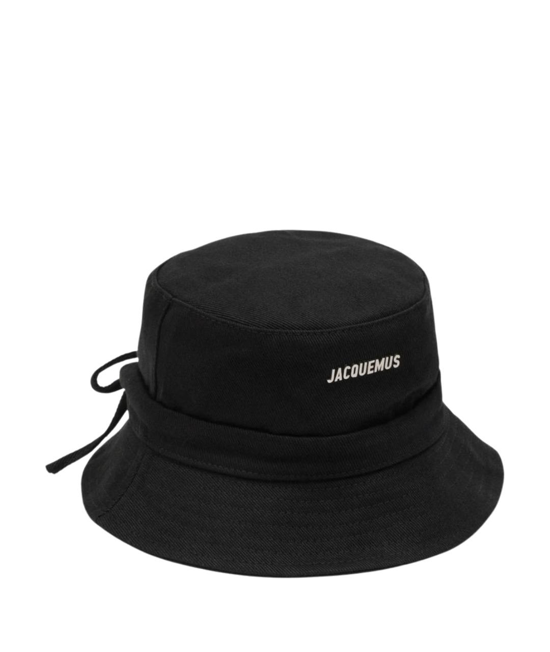 JACQUEMUS Черная хлопковая кепка/бейсболка, фото 1