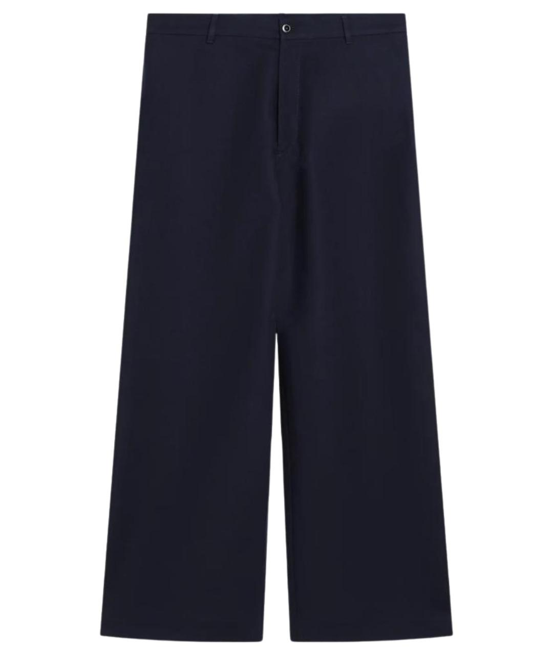 ACNE STUDIOS Синие хлопковые повседневные брюки, фото 1