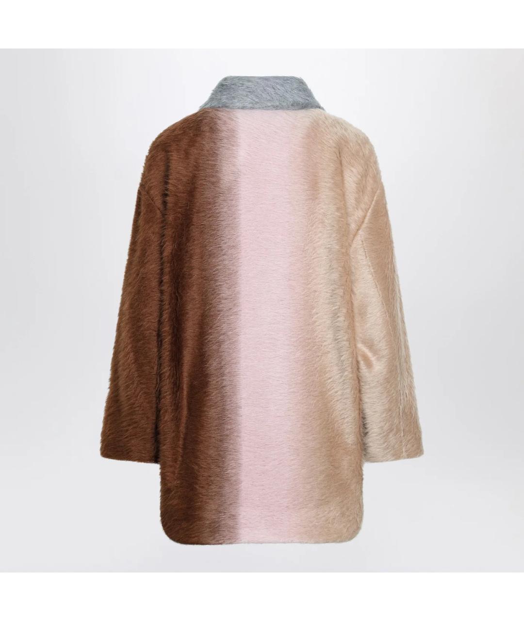 FENDI Мульти шерстяная шуба, фото 2