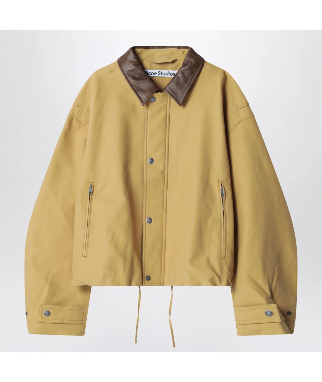 ACNE STUDIOS Бежевая хлопковая куртка, фото 3