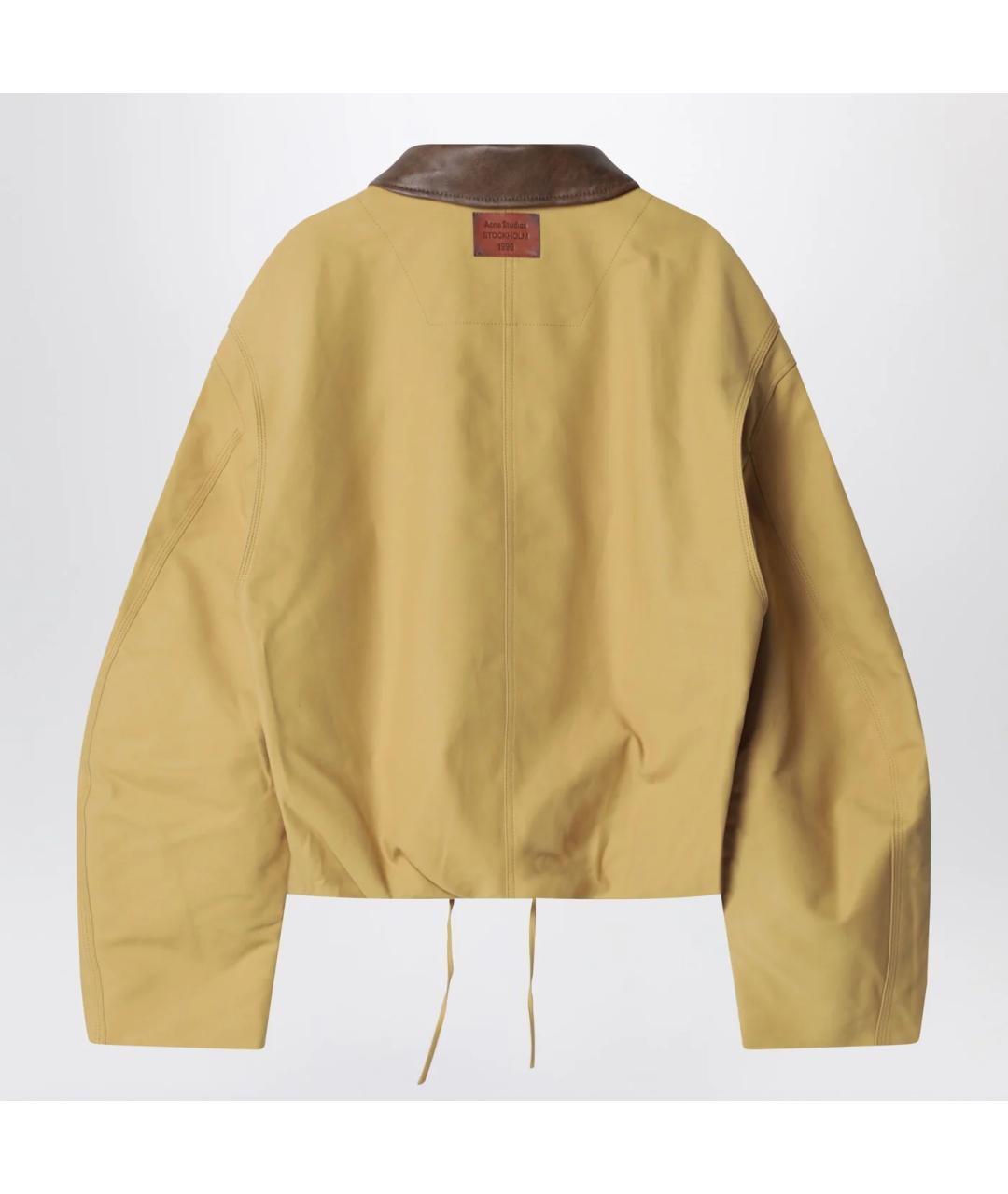 ACNE STUDIOS Бежевая хлопковая куртка, фото 2