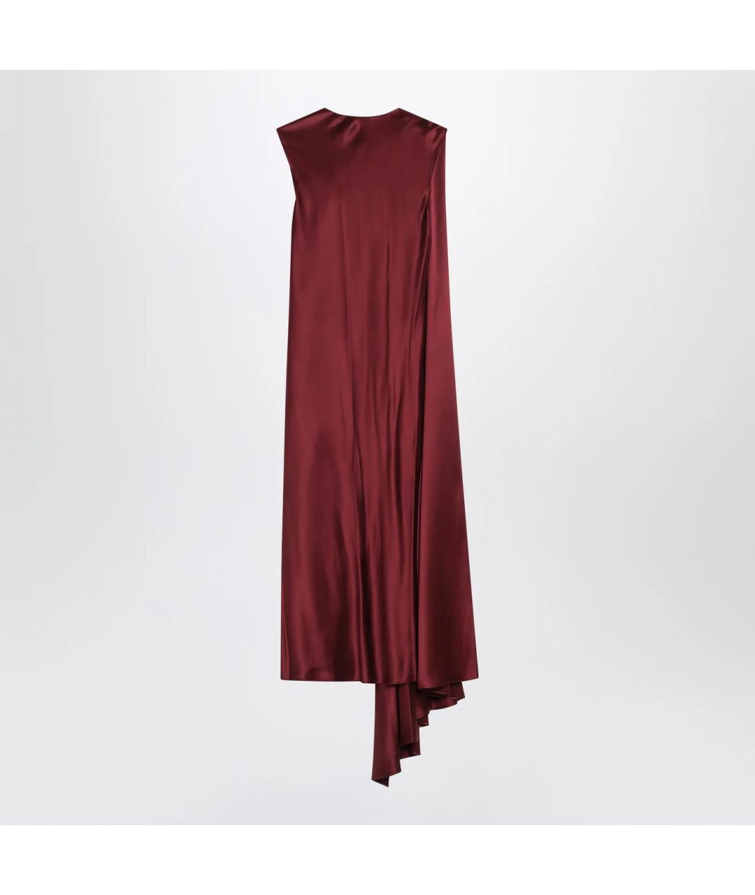 MAX MARA Красное вискозное вечернее платье, фото 2