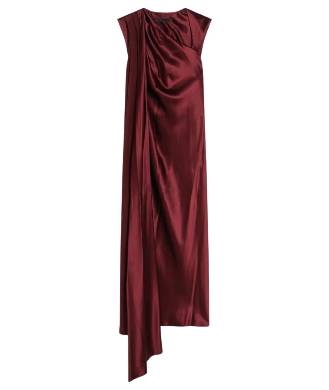 MAX MARA Красное вискозное вечернее платье, фото 1