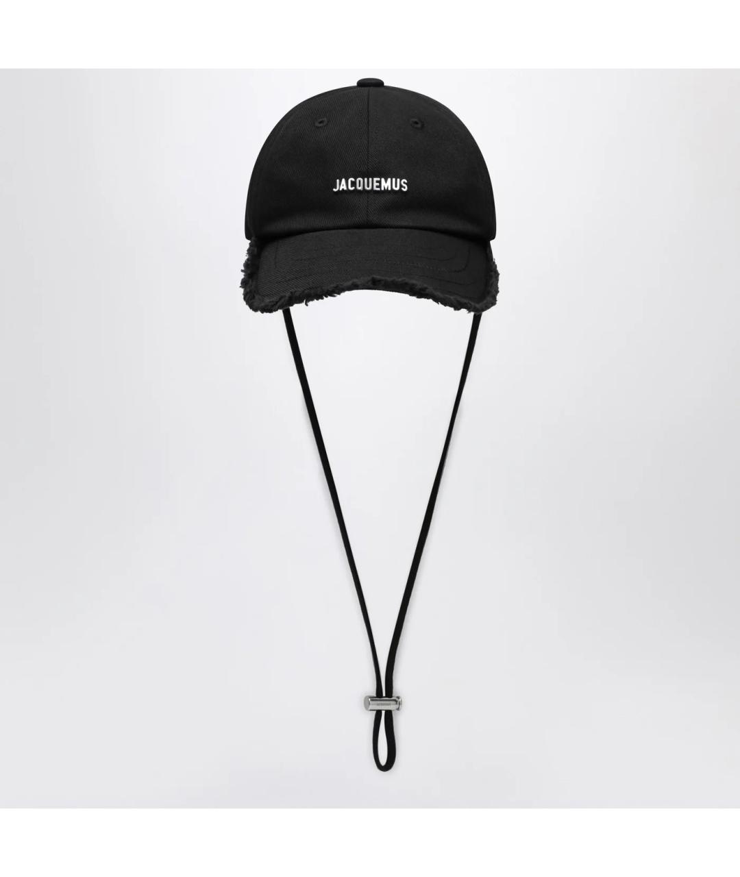 JACQUEMUS Черная хлопковая кепка/бейсболка, фото 3