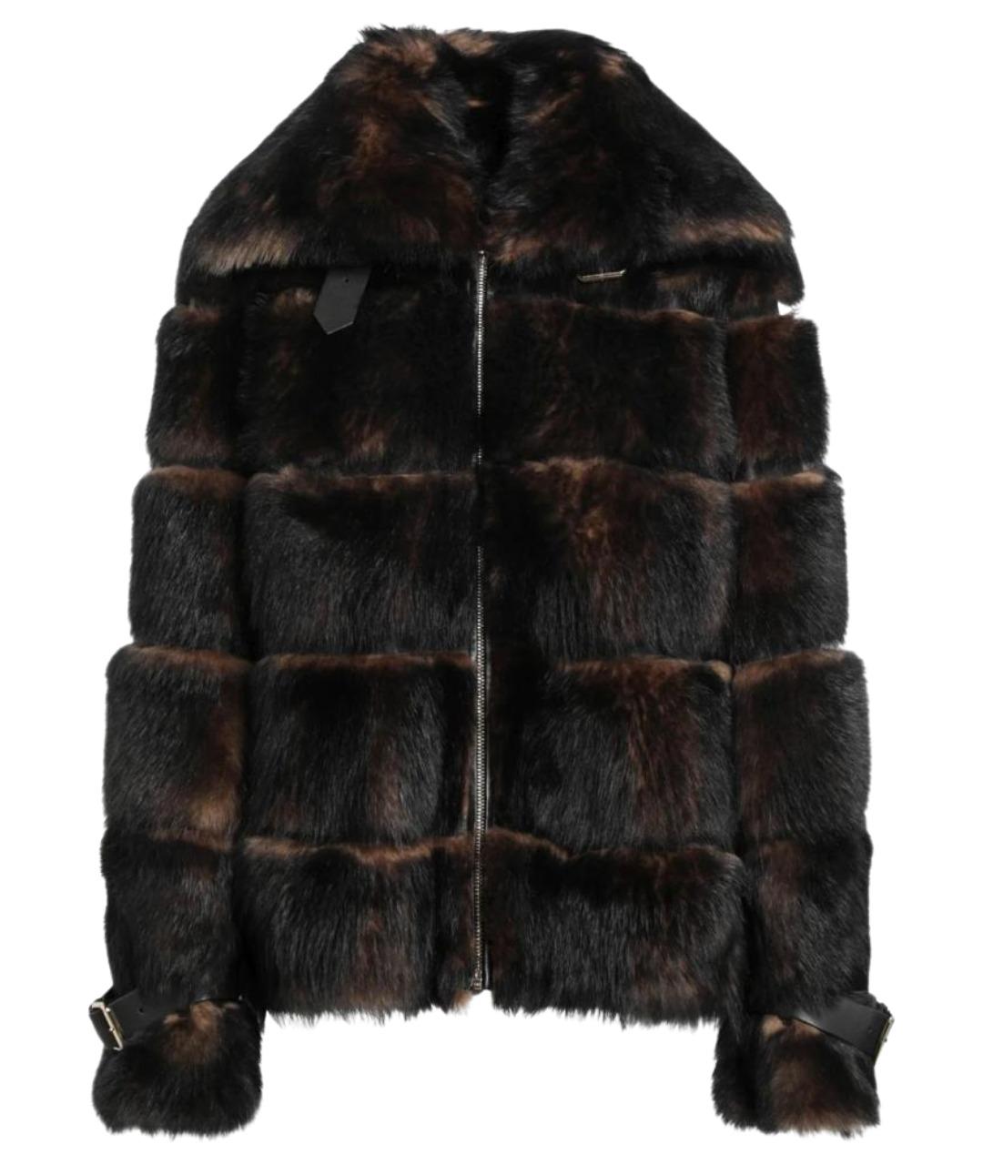 FENDI Мульти меховая шуба, фото 1