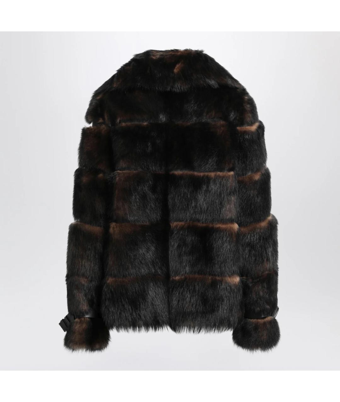 FENDI Мульти меховая шуба, фото 2