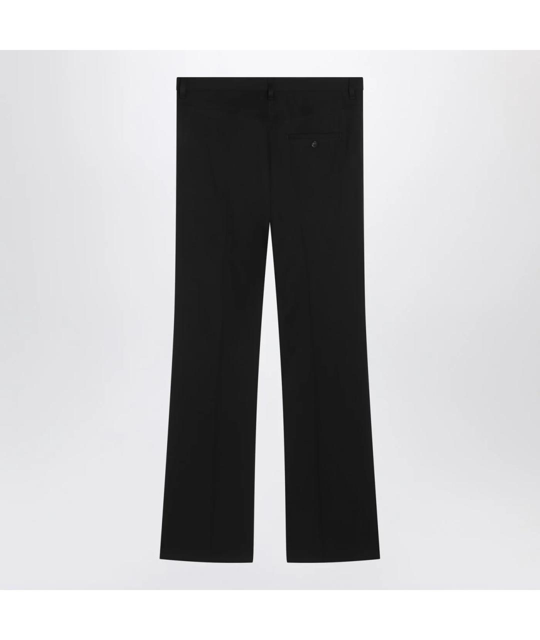 BALENCIAGA Черные шерстяные классические брюки, фото 2