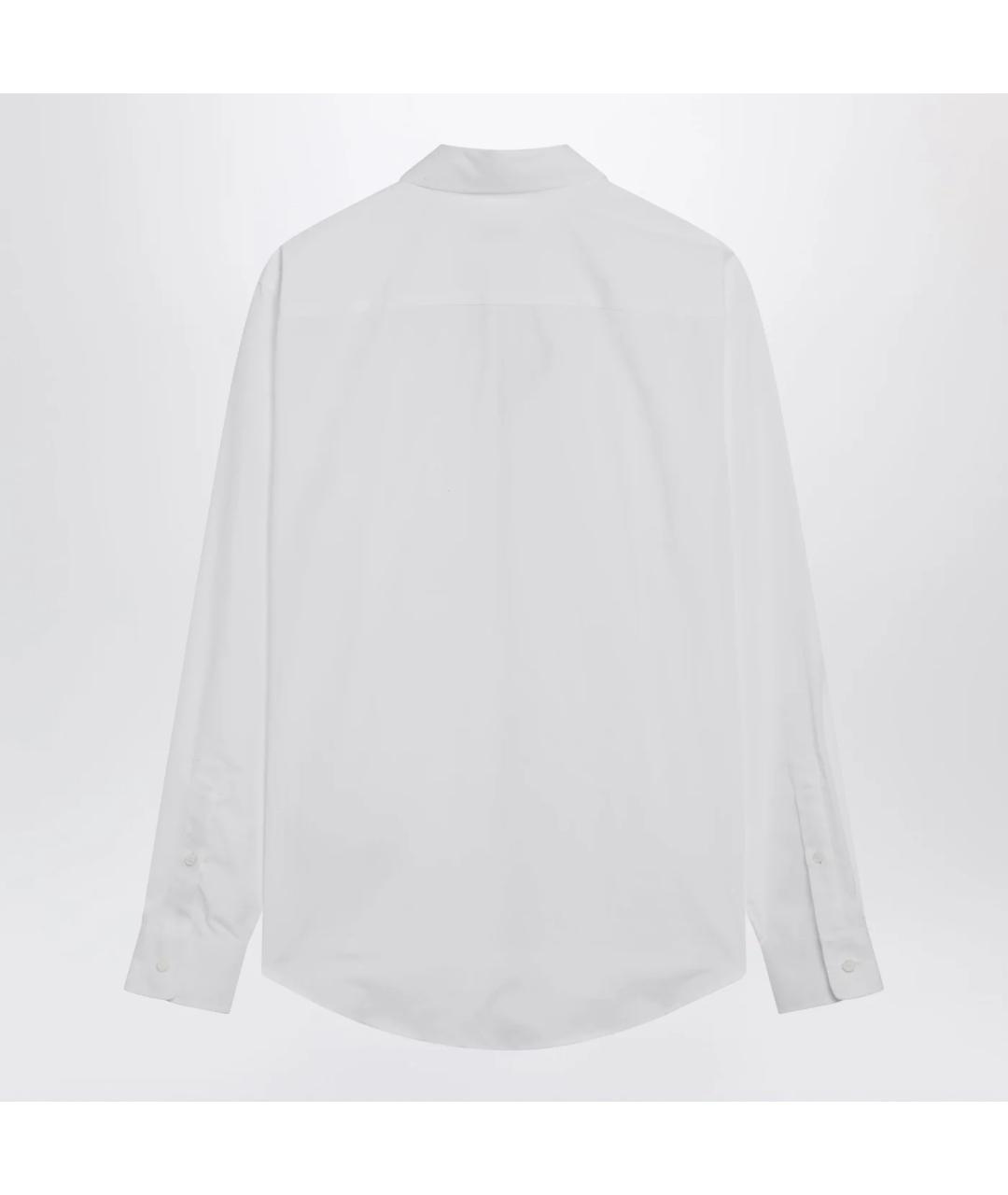 BURBERRY Белая хлопковая классическая рубашка, фото 2