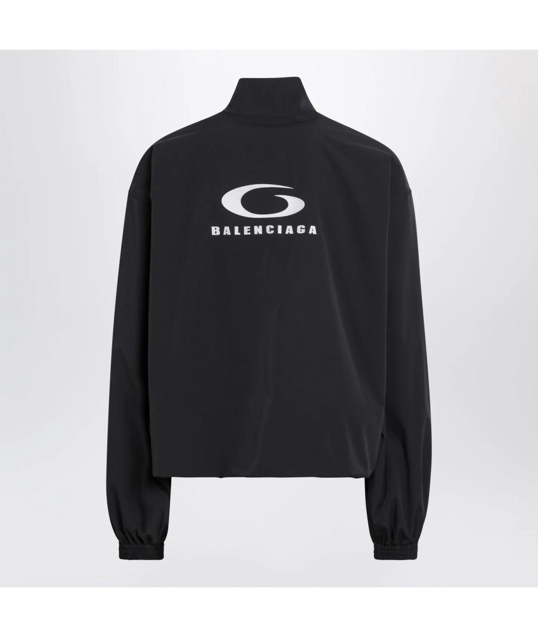 BALENCIAGA Черная полиэстеровая куртка, фото 2