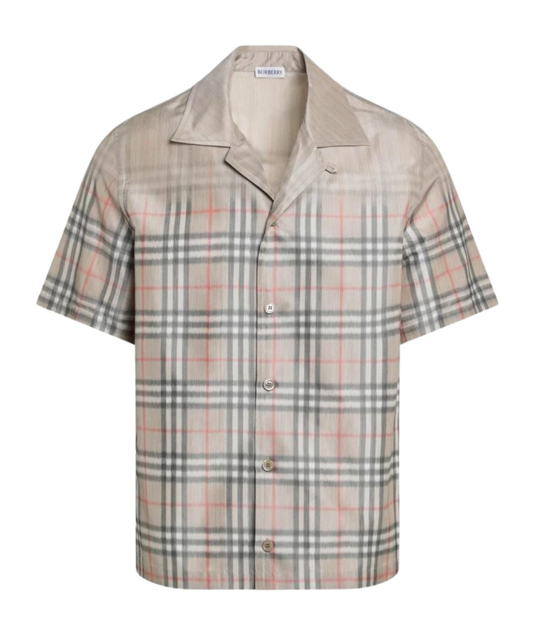 BURBERRY Бежевая кэжуал рубашка, фото 1