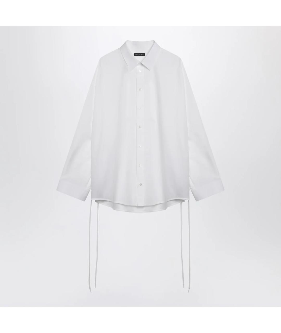 BALENCIAGA Белая хлопковая рубашка, фото 3