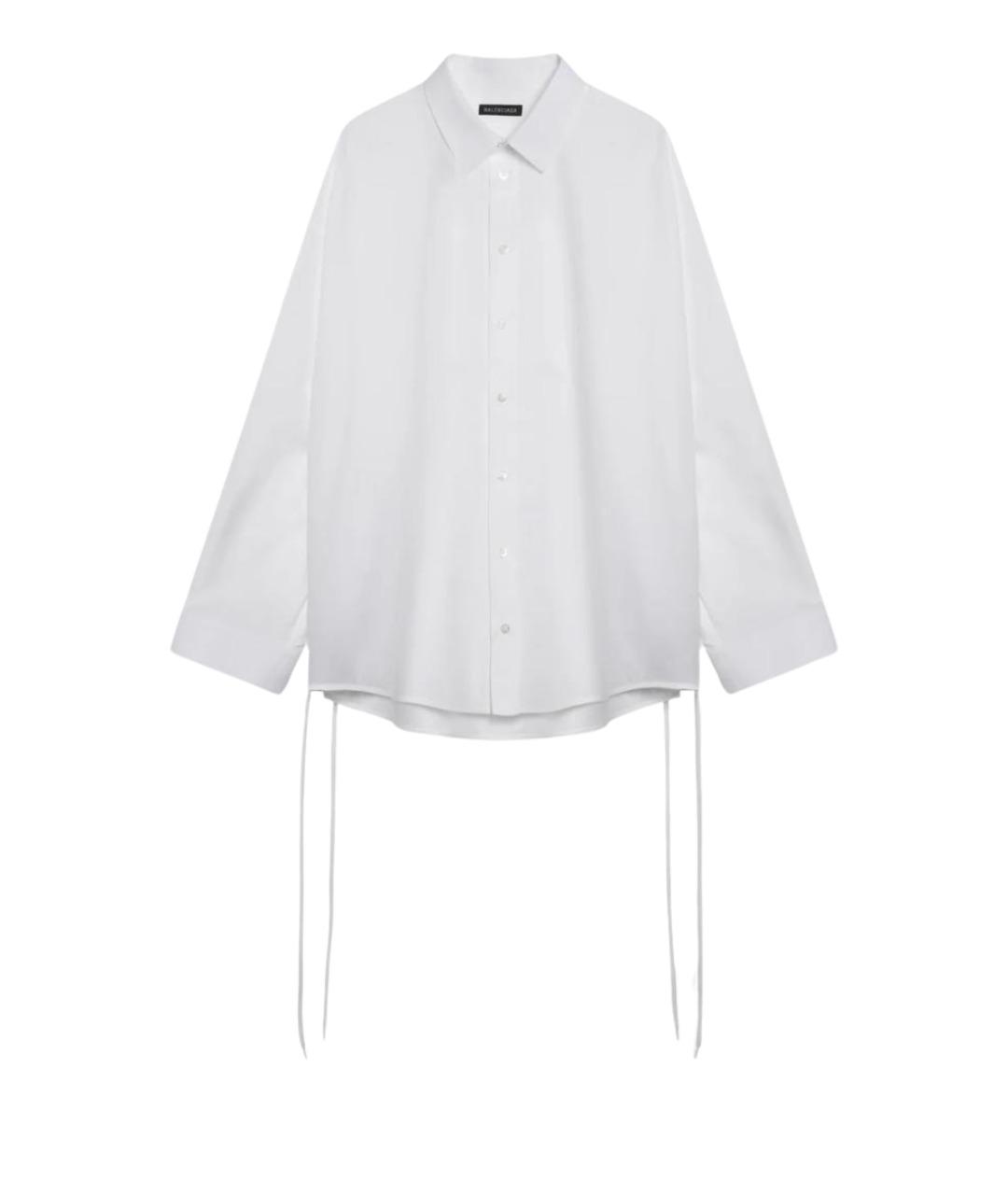 BALENCIAGA Белая хлопковая рубашка, фото 1