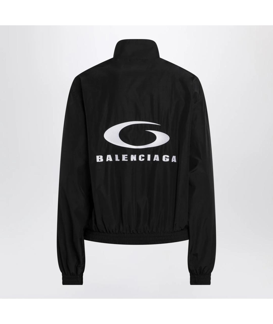 BALENCIAGA Черная хлопковая куртка, фото 2