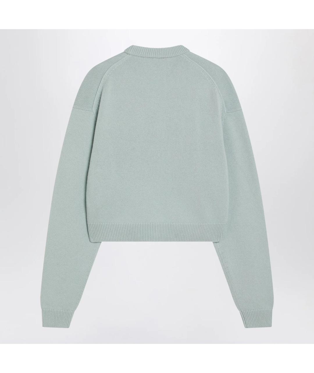 ACNE STUDIOS Зеленый шерстяной джемпер / свитер, фото 2