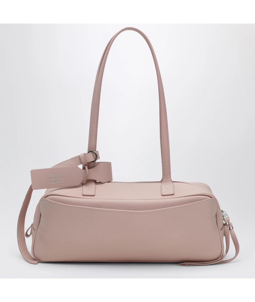 BALENCIAGA Розовая кожаная сумка через плечо, фото 3
