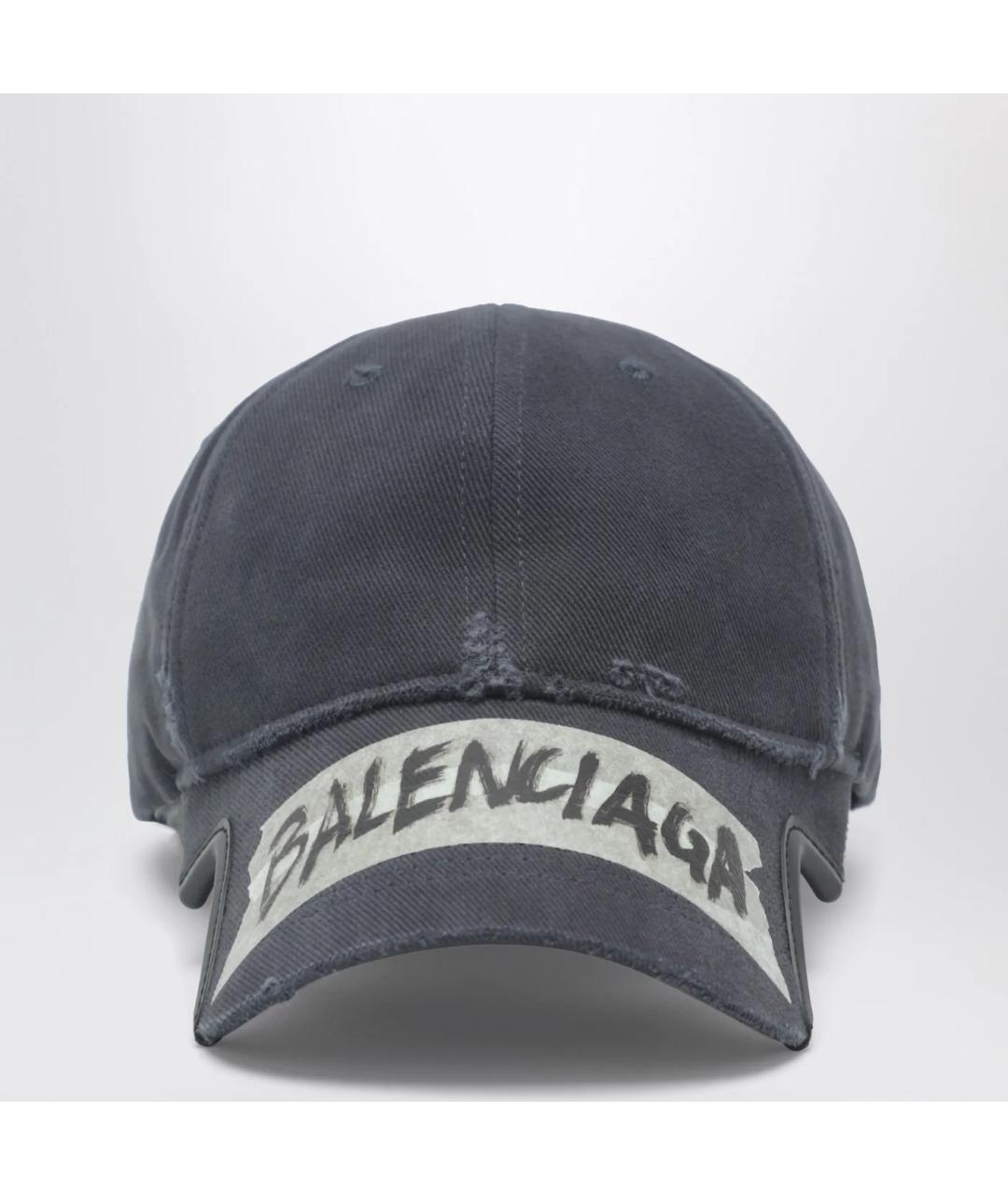 BALENCIAGA Черная хлопковая кепка/бейсболка, фото 3